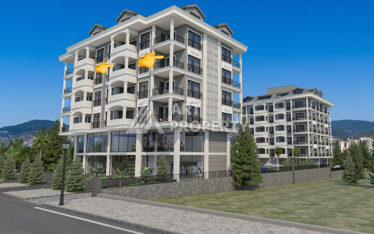 Квартиры планировки 1+1, 60м2 в районе Каргыджак - Ракурс 7