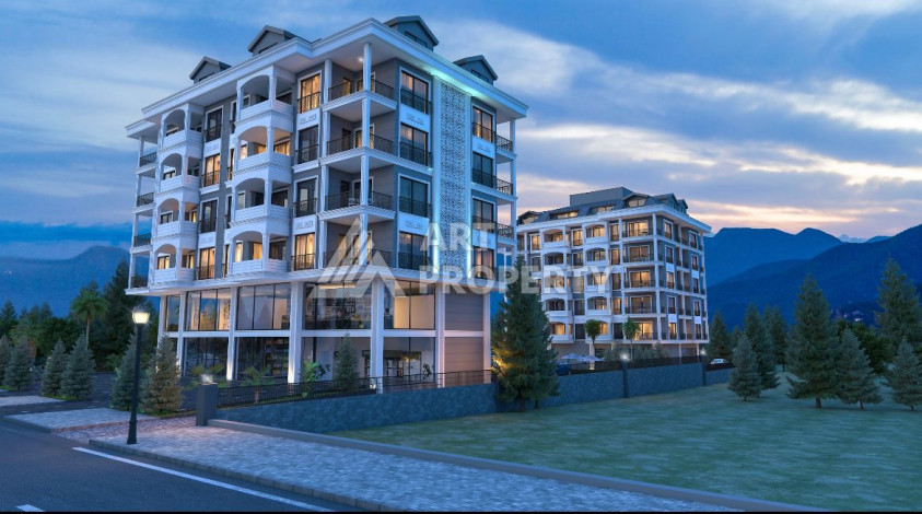 Квартиры планировки 1+1, 60м2 в районе Каргыджак - Ракурс 11