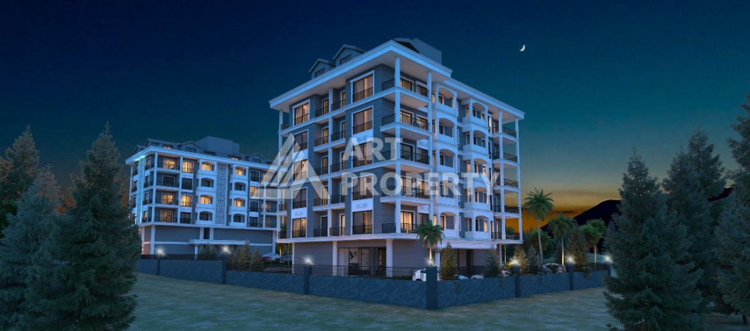 Квартиры планировки 1+1, 60м2 в районе Каргыджак - Ракурс 13