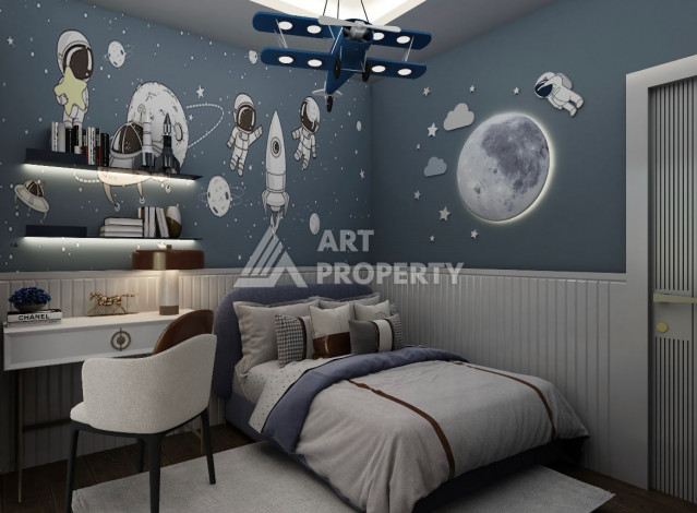 Квартиры планировки 1+1, 60м2 в районе Каргыджак - Ракурс 23