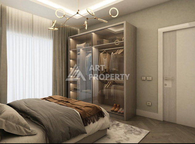 Квартиры планировки 1+1, 60м2 в районе Каргыджак - Ракурс 16