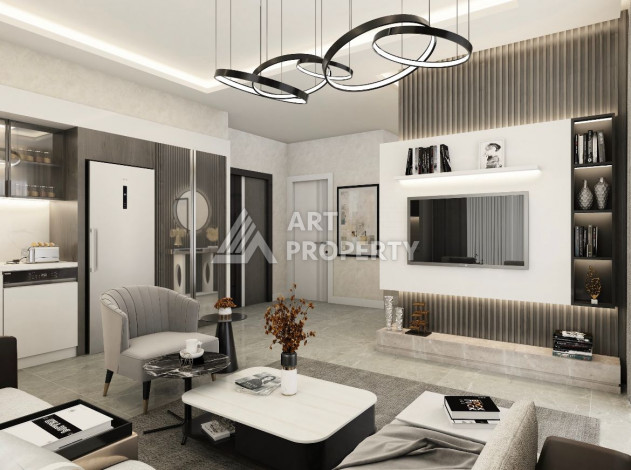 Квартиры планировки 1+1, 60м2 в районе Каргыджак - Ракурс 22