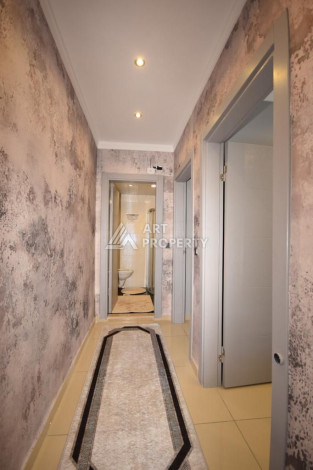 Меблированные двухуровневые апартаменты 2+1 с современным дизайном в Алании, 120м2 - Ракурс 12