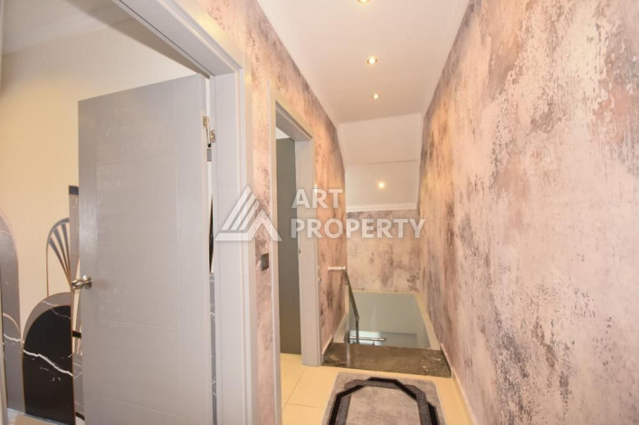 Меблированные двухуровневые апартаменты 2+1 с современным дизайном в Алании, 120м2 - Ракурс 24