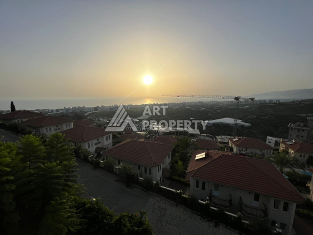 Трёхэтажная вилла-дуплекс в районе Каргыджак с мебелью, 115м2, планировка 2+1 - Ракурс 29