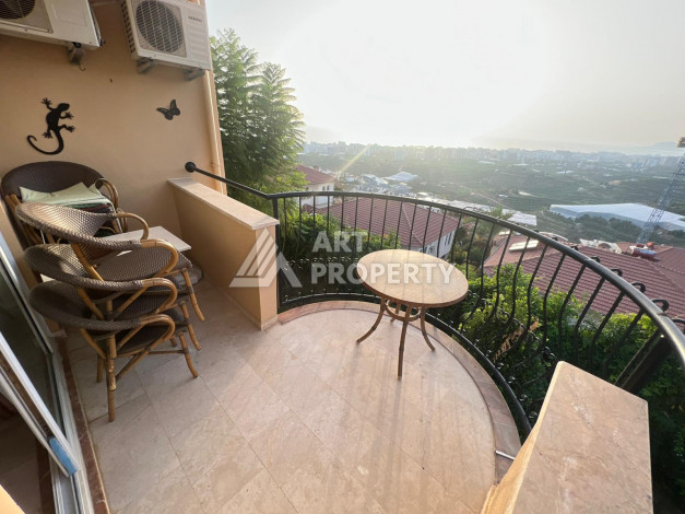 Трёхэтажная вилла-дуплекс в районе Каргыджак с мебелью, 115м2, планировка 2+1 - Ракурс 18