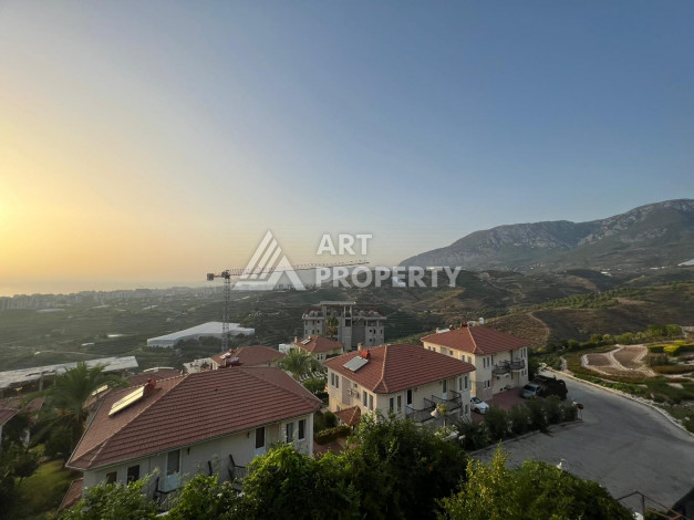 Трёхэтажная вилла-дуплекс в районе Каргыджак с мебелью, 115м2, планировка 2+1 - Ракурс 10