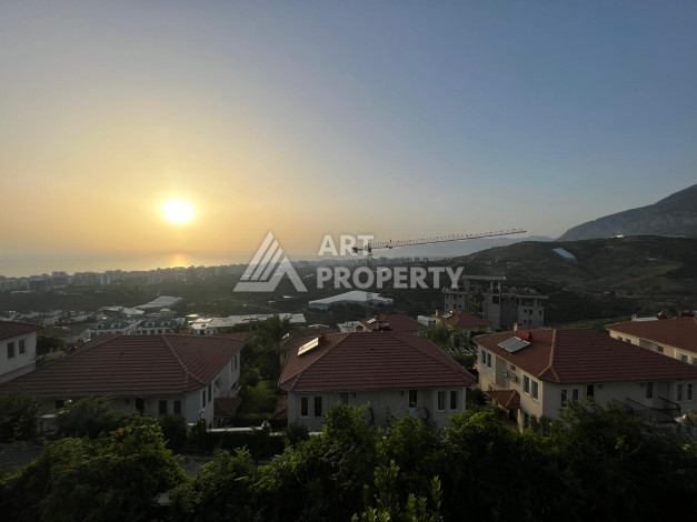 Трёхэтажная вилла-дуплекс в районе Каргыджак с мебелью, 115м2, планировка 2+1 - Ракурс 27