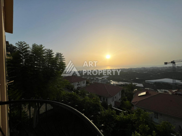 Трёхэтажная вилла-дуплекс в районе Каргыджак с мебелью, 115м2, планировка 2+1 - Ракурс 28