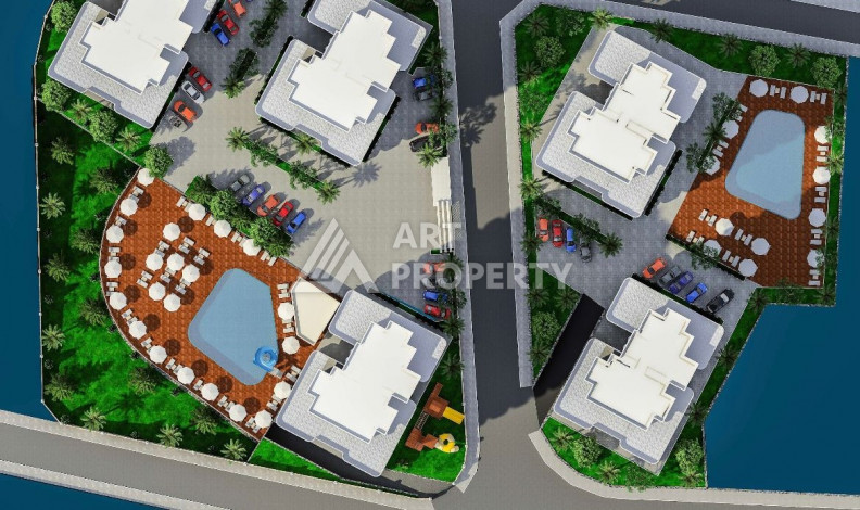 Апартаменты планировки 2+1 в районе Махмутлар, 140м2 - Ракурс 6