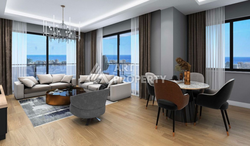 Апартаменты планировки 2+1 в районе Махмутлар, 140м2 - Ракурс 14