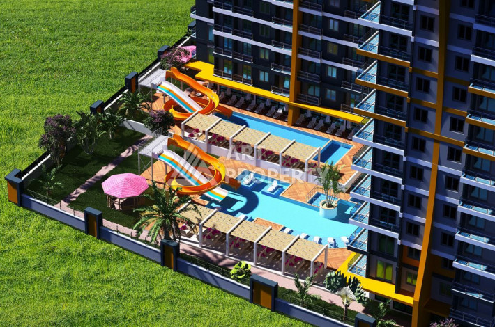 Апартаменты в новом жилом комплексе планировки 2+1 в районе Махмутлар, 100м2 - Ракурс 2