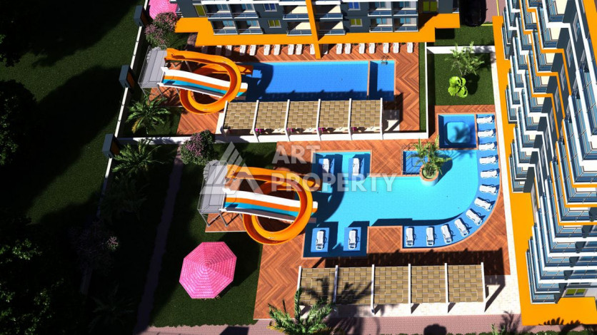 Апартаменты в новом жилом комплексе планировки 2+1 в районе Махмутлар, 100м2 - Ракурс 5