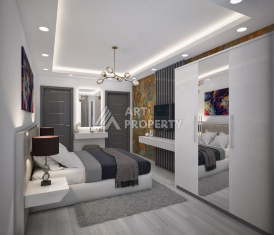 Апартаменты в новом жилом комплексе планировки 2+1 в районе Махмутлар, 100м2 - Ракурс 18