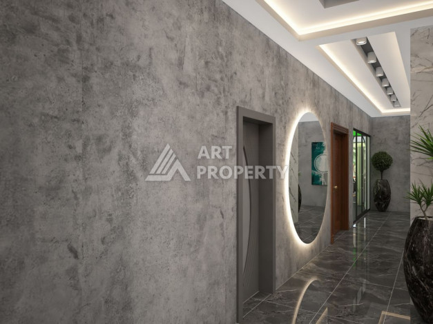 Апартаменты в новом жилом комплексе планировки 2+1 в районе Махмутлар, 100м2 - Ракурс 27