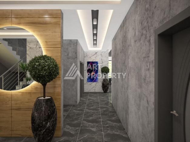 Апартаменты в новом жилом комплексе планировки 2+1 в районе Махмутлар, 100м2 - Ракурс 28