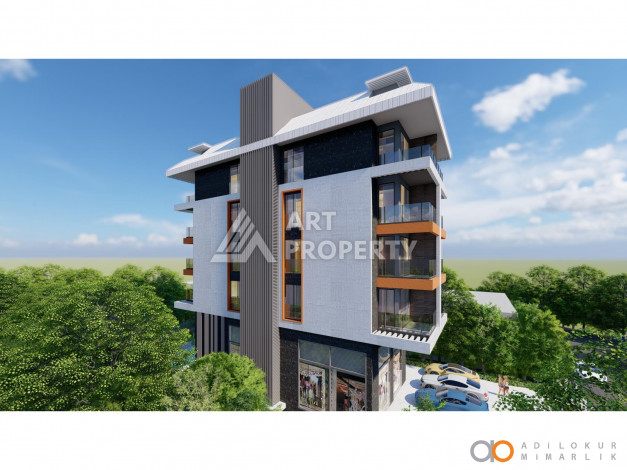 Новый уникальный проект, расположенный в 217 метрах от моря, в районе Каргыджак - Ракурс 2