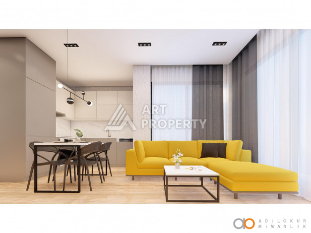 Новый уникальный проект, расположенный в 217 метрах от моря, в районе Каргыджак - Ракурс 4