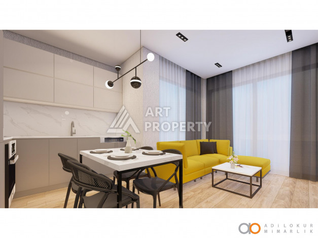 Новый уникальный проект, расположенный в 217 метрах от моря, в районе Каргыджак - Ракурс 8