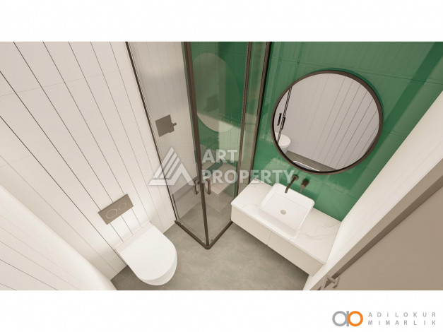 Новый уникальный проект, расположенный в 217 метрах от моря, в районе Каргыджак - Ракурс 12