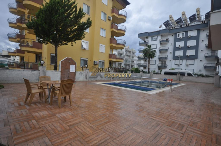 Трехкомнатная квартира в комплексе на берегу моря в районе Оба, 100  м2 - Ракурс 3