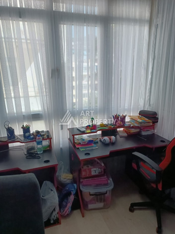 Квартира 2+1 с ремонтом и мебелью в 200 м от пляжа Клеопатры, Дамлаташ - Ракурс 10