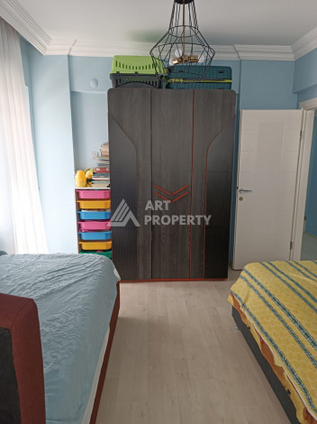 Квартира 2+1 с ремонтом и мебелью в 200 м от пляжа Клеопатры, Дамлаташ - Ракурс 11