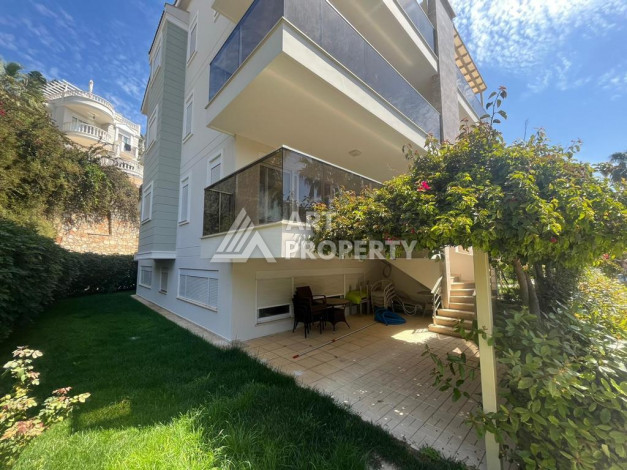 Дуплекс на берегу моря в районе Конаклы, 190м2, планировка 3+1 с садом - Ракурс 2