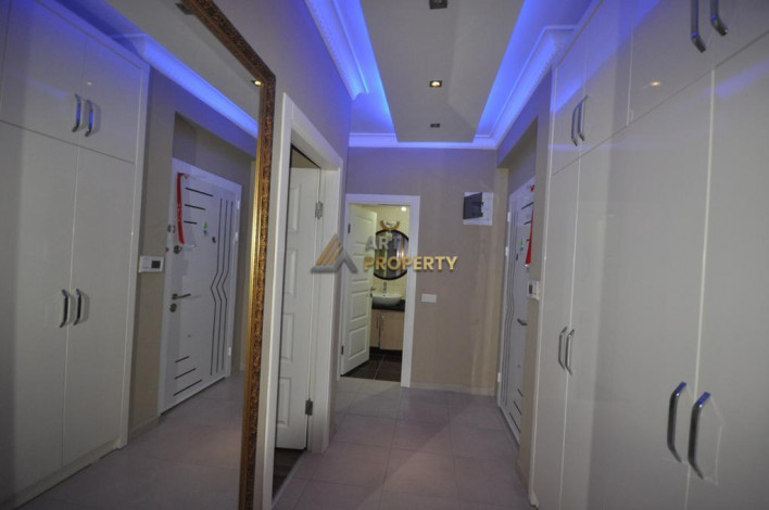 Трехкомнатная квартира в комплексе на берегу моря в районе Оба, 100  м2 - Ракурс 12