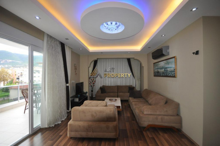 Трехкомнатная квартира в комплексе на берегу моря в районе Оба, 100  м2 - Ракурс 13