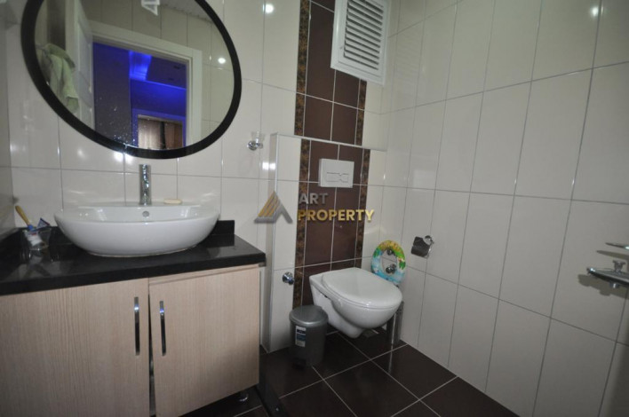 Трехкомнатная квартира в комплексе на берегу моря в районе Оба, 100  м2 - Ракурс 14