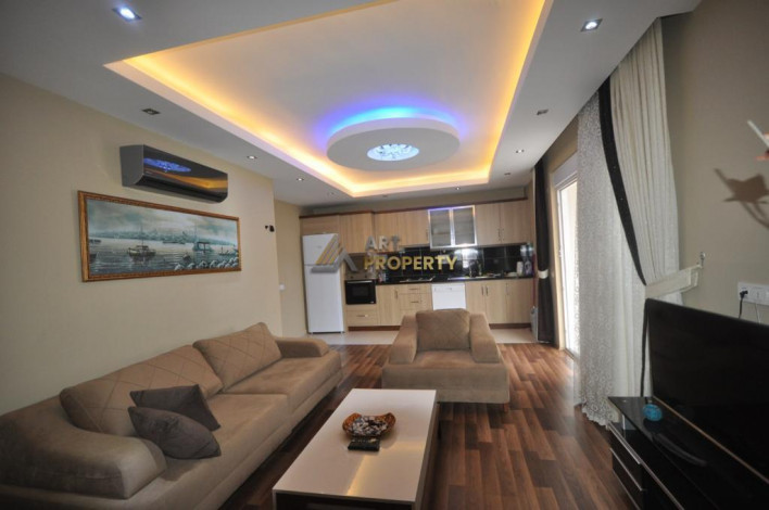 Трехкомнатная квартира в комплексе на берегу моря в районе Оба, 100  м2 - Ракурс 22