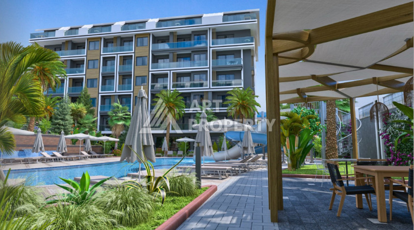 Апартаменты 1+1 с видом на горы и бассейн - Ракурс 2