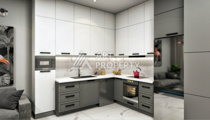 Апартаменты 1+1 с видом на горы и бассейн - Ракурс 5