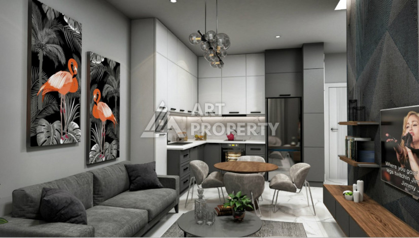 Апартаменты 1+1 с видом на горы и бассейн - Ракурс 6