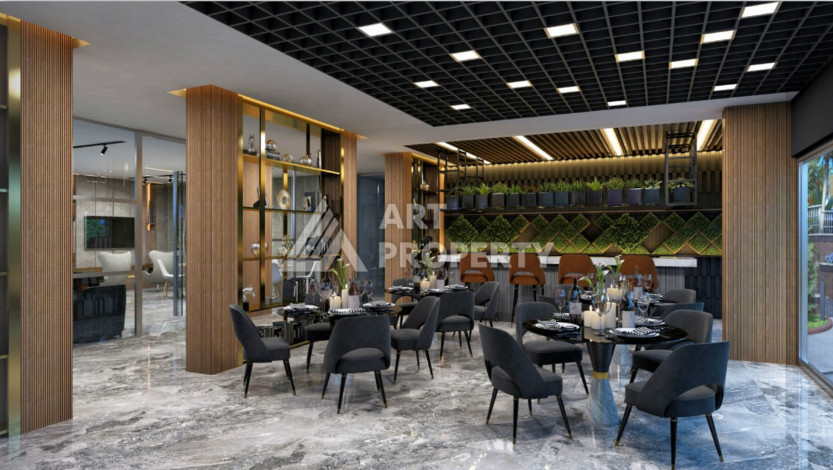 Апартаменты 1+1 с видом на горы и бассейн - Ракурс 12