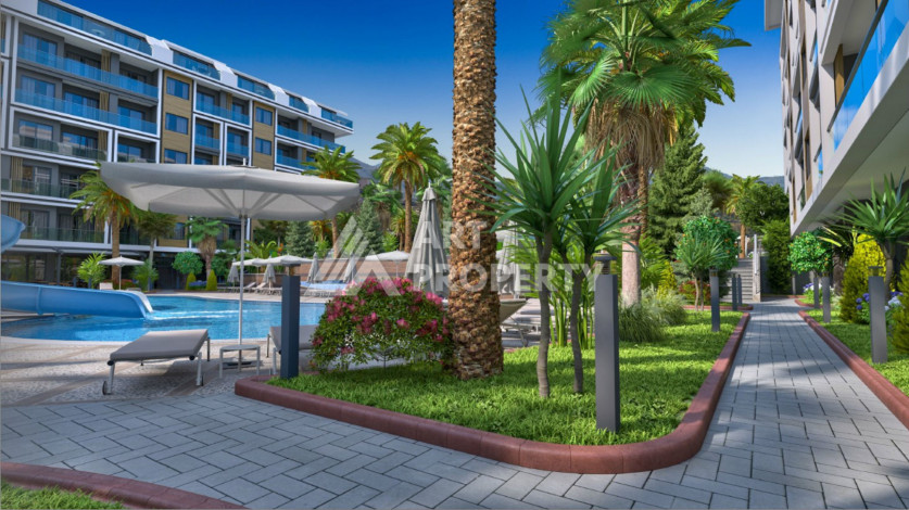 Апартаменты 1+1 с видом на горы и бассейн - Ракурс 19