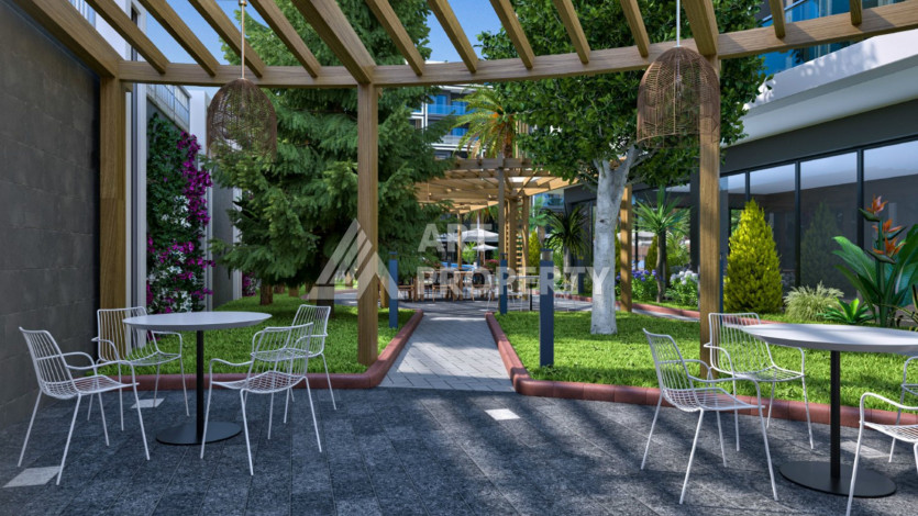 Апартаменты 1+1 с видом на горы и бассейн - Ракурс 20