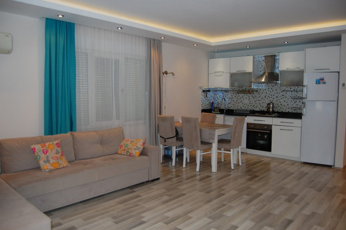 Меблированная трехкомнатная квартира в обустроенном комплексе в районе Оба, 110 м2. - Ракурс 6