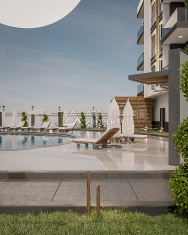 Проект в районе Авсаллар со знаменитым пляжем Инжекум - Ракурс 4