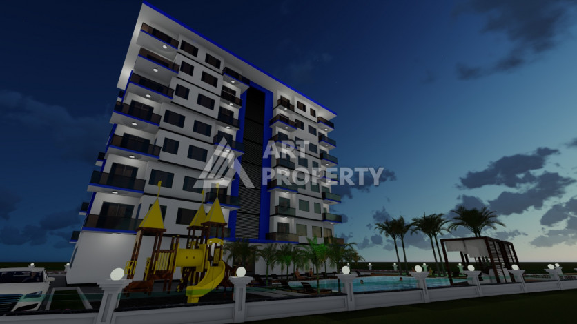 Инвестиционный проект на стадии строительства в районе Авсаллар - Ракурс 5