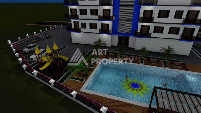 Инвестиционный проект на стадии строительства в районе Авсаллар - Ракурс 7