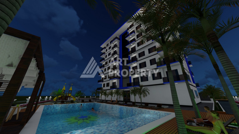 Инвестиционный проект на стадии строительства в районе Авсаллар - Ракурс 8