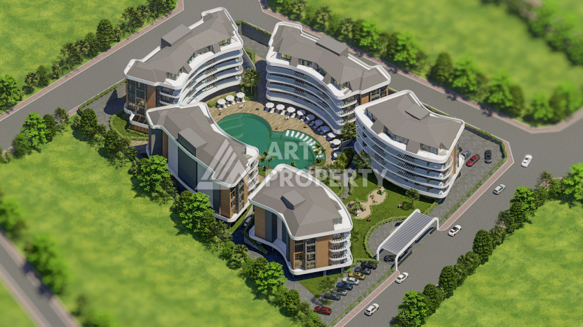 Проект премиум-класса в престижном районе Оба - Ракурс 8