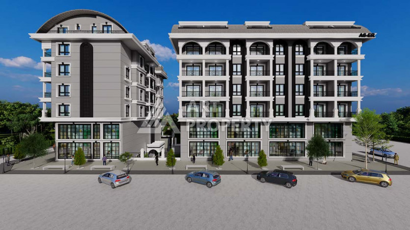 Новый проект в популярном районе Махмутлар - Ракурс 2