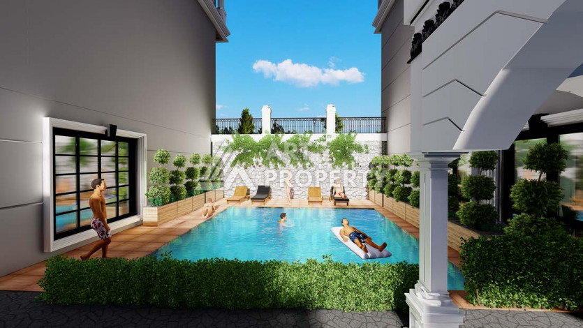 Новый проект в популярном районе Махмутлар - Ракурс 6