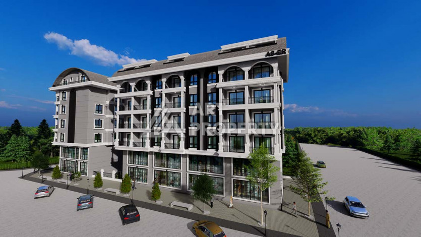 Новый проект в популярном районе Махмутлар - Ракурс 7