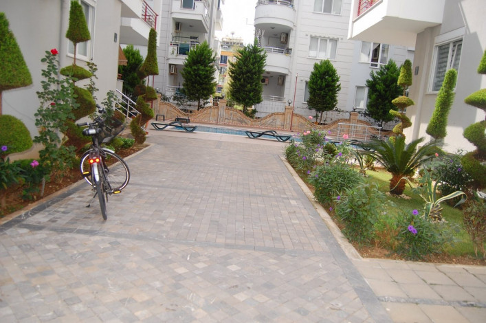 Меблированная трехкомнатная квартира в обустроенном комплексе в районе Оба, 110 м2. - Ракурс 25