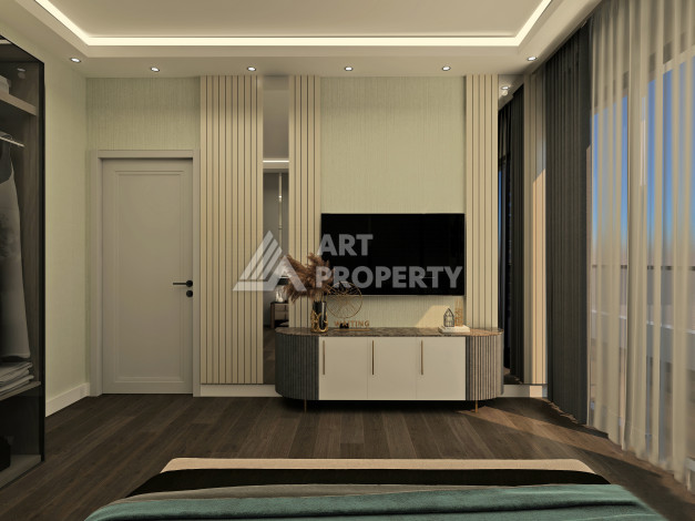 Новый жилой комплекс в районе Оба со своей инфраструктурой - Ракурс 9