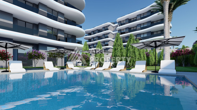 Новый инвестиционный проект на первой линии в районе Окурджалар - Ракурс 4